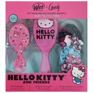 Set De Cepillos Y Accesorios Para El Cabello, Hello Kitty and Friends / Wet Brush + Goody
