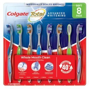 Cepillo de Dientes Colgate Total Blanqueamento Avanzado / 8 Pack