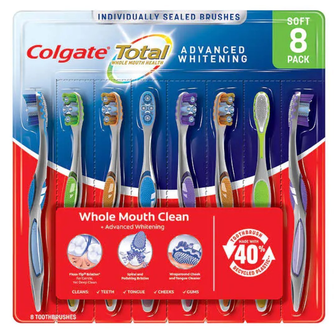 Untitled Project - 2023-01-31T120007.969 Cepillo de Dientes Colgate Total Blanqueamento Avanzado / 8 Pack - Imagen 1