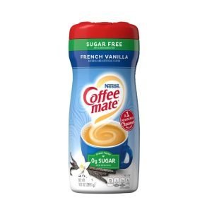 Coffee Mate Sabor Vainilla Francesa Sin Azúcar, Nestlé / 289g