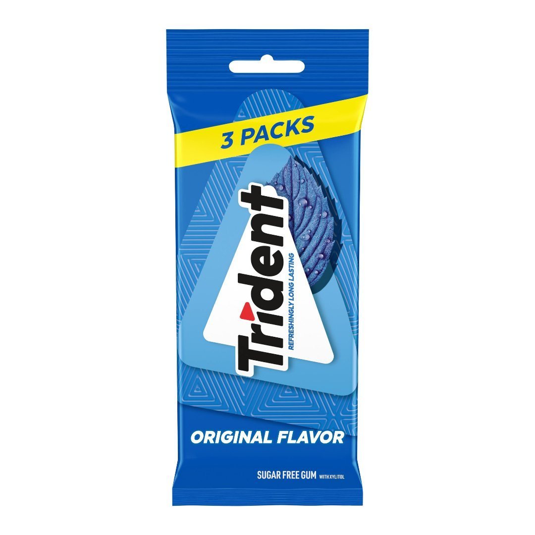 Untitled Project - 2023-03-17T140007.968 Chiclets Trident – Sabor Original Sin Azúcar / 14 Sticks / 3 Pack - Imagen 1
