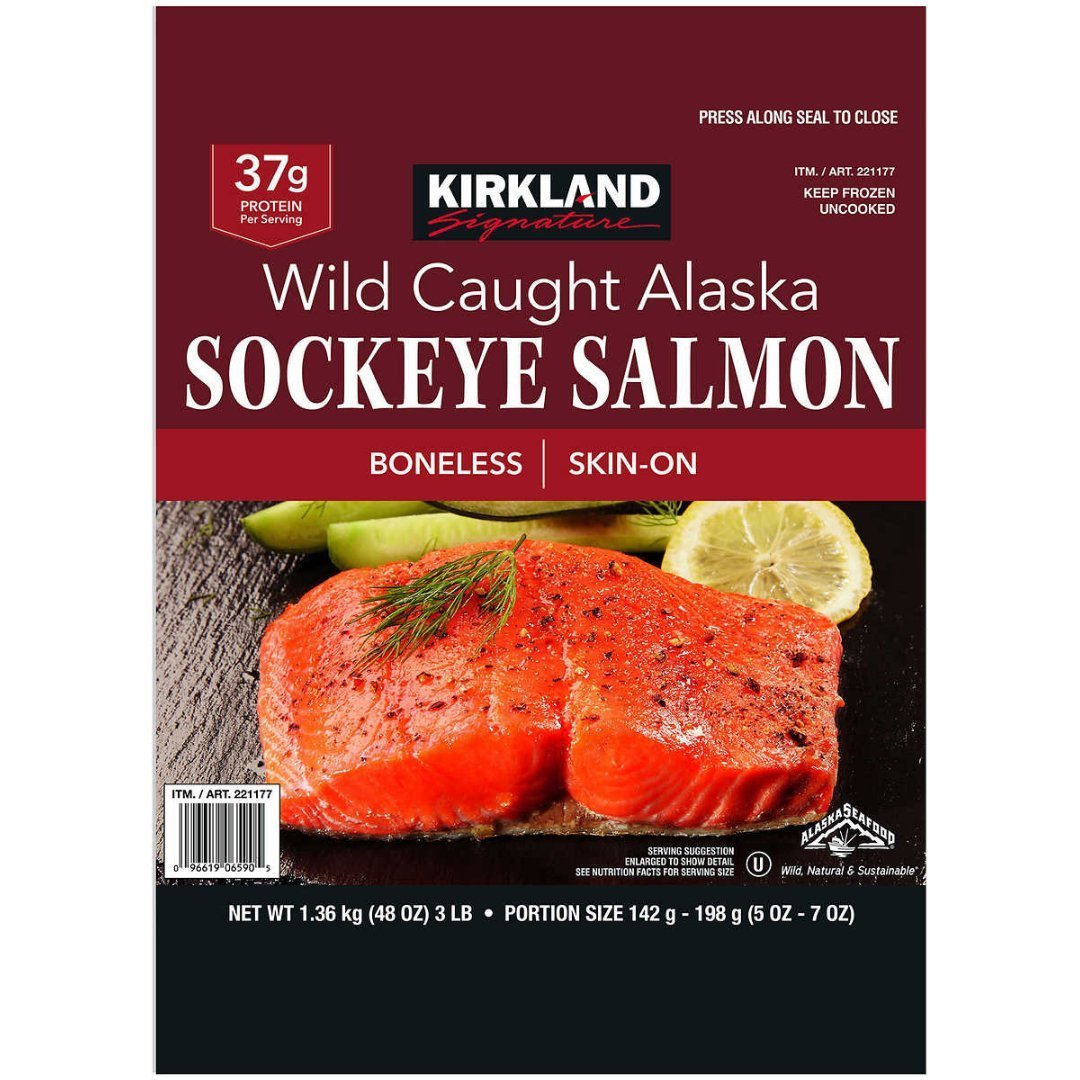 Untitled Project – 2023-03-28T080840.394 Salmón Rojo Salvaje De Alaska, Kirkland Signature / 1.36 Kg - Imagen 1