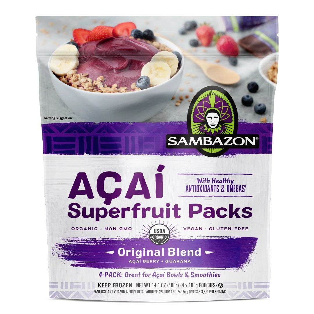 Untitled Project - 2023-03-28T093018.604 Paquetes de Açaí Congelado Orgánico Mezcla Original - Berry + Guaraná / Sambazon / 12 Pack / 100g / 1.2 Kg Total - Imagen 1