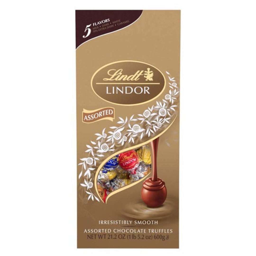 Untitled Project - 2023-04-06T210258.447 Trufas De Chocolate Sabores Variados, Lindt Lindor / 600g - Imagen 1