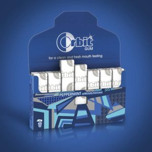 Chiclets Orbit Sin Azúcar - Peppermint / 3 Pack / 42 Und - Imagen 2