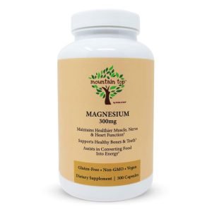 Magnesio 300mcg Gluten Free - Vegano / Mountain Top / 300 Capsulas