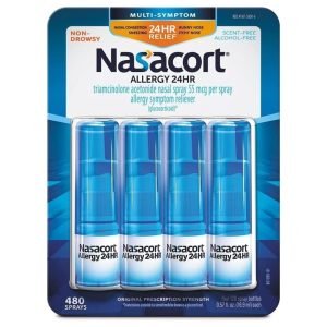 Spray Nasal Alergia 24H / Nasacort / 16.9mL / 4 Pack