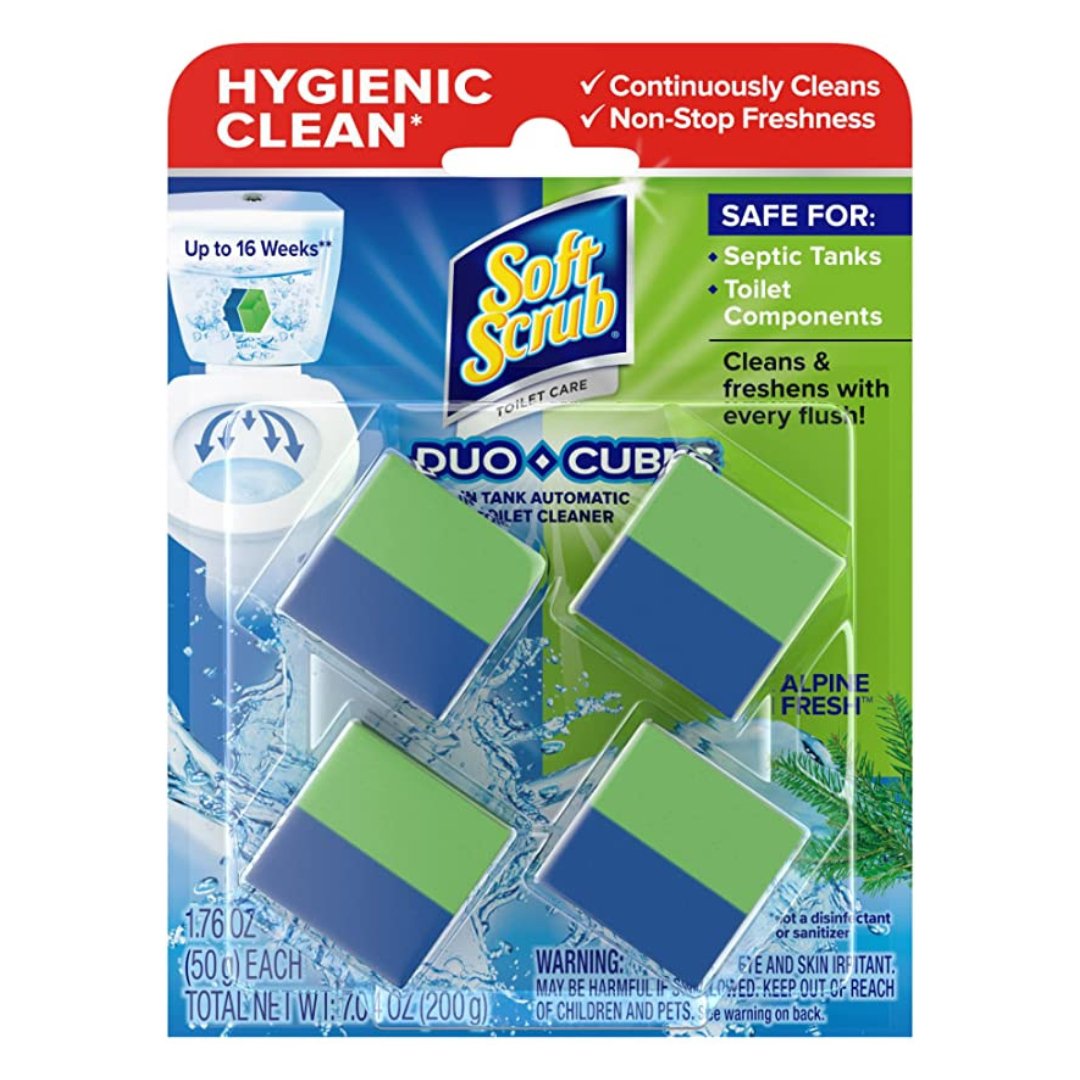 Untitled Project – 2023-06-01T172927.093 Cubos Limpiadores Para Tanques De Poceta, Soft Scrub - Alpine Fresh / 4 Pack - Imagen 1
