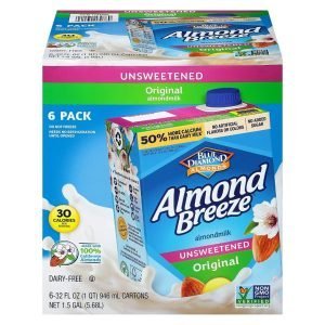 Leche de Almendras Original Sin Azúcar / Almond Breeze 6 Pack / 946ml