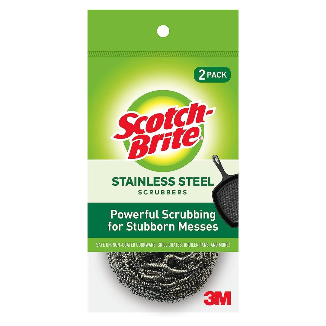 Untitled Project – 2023-06-19T113832.783 Esponjas De Acero Inoxidable - Scotch Brite / 2 Pack - Imagen 1