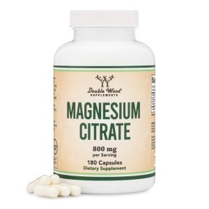 Citrato de Magnesio 800mg / Double Wood / 180 capsulas