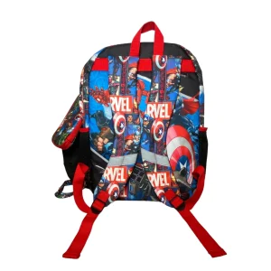 Bolso Escolar, Lonchera y Cartuchera Marvel 17″ / 4 Piezas - Imagen 4