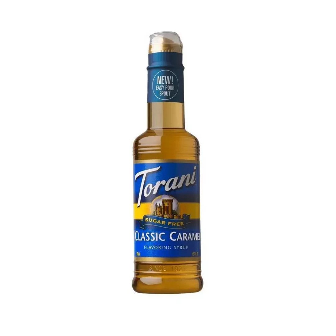 089036441438 Sirope Torani - Caramelo Clásico Sin Azúcar / 375mL - Imagen 1