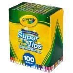 Marcadores Lavables Crayola Super Tips / 100 Unidades