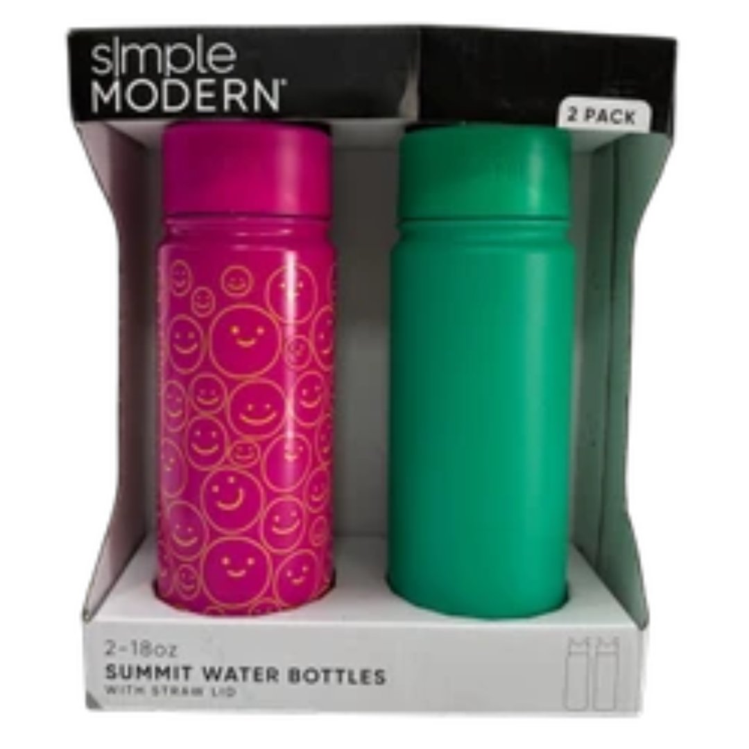 Untitled Project - 2024-11-21T114057.317 Termo De Agua Simple Modern / 2 Pack Variados / 18oz (Fucsia Y Turquesa) - Imagen 1