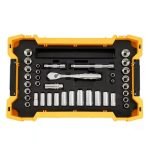 Juego De Herramientas Mecánicas DEWALT De 1/4", 3/8" métrico/SAE / 131 Piezas