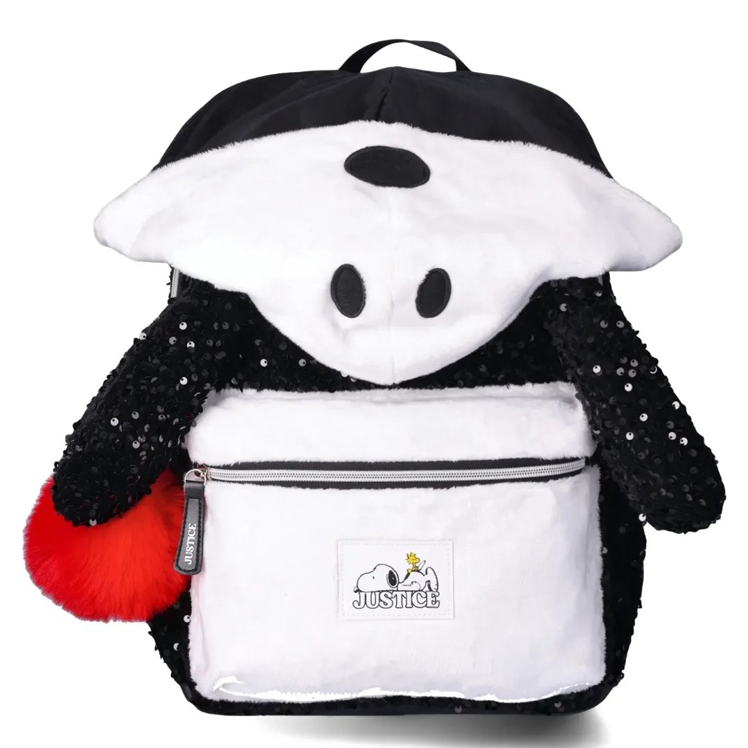 Untitled Project - 2025-03-12T162414.941 Bolso Justice Snoopy Para Niñas de 17" Con Capucha - Imagen 1