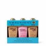 Ogx Body Scrub Set De Exfoliacion Y Lavado Paquete De 3