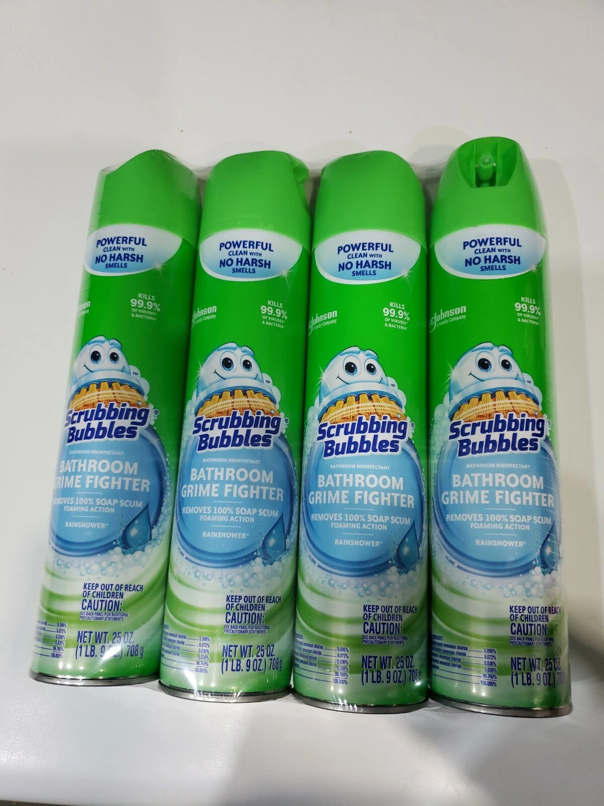 scrubbing buble 2 Scrubbing Bubbles Limpiador Espumoso Para Baño / 4 Pack - Imagen 1