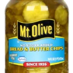 Mt. Olive Chips de pan y mantequilla, sin azúcar añadido / 473Gr.