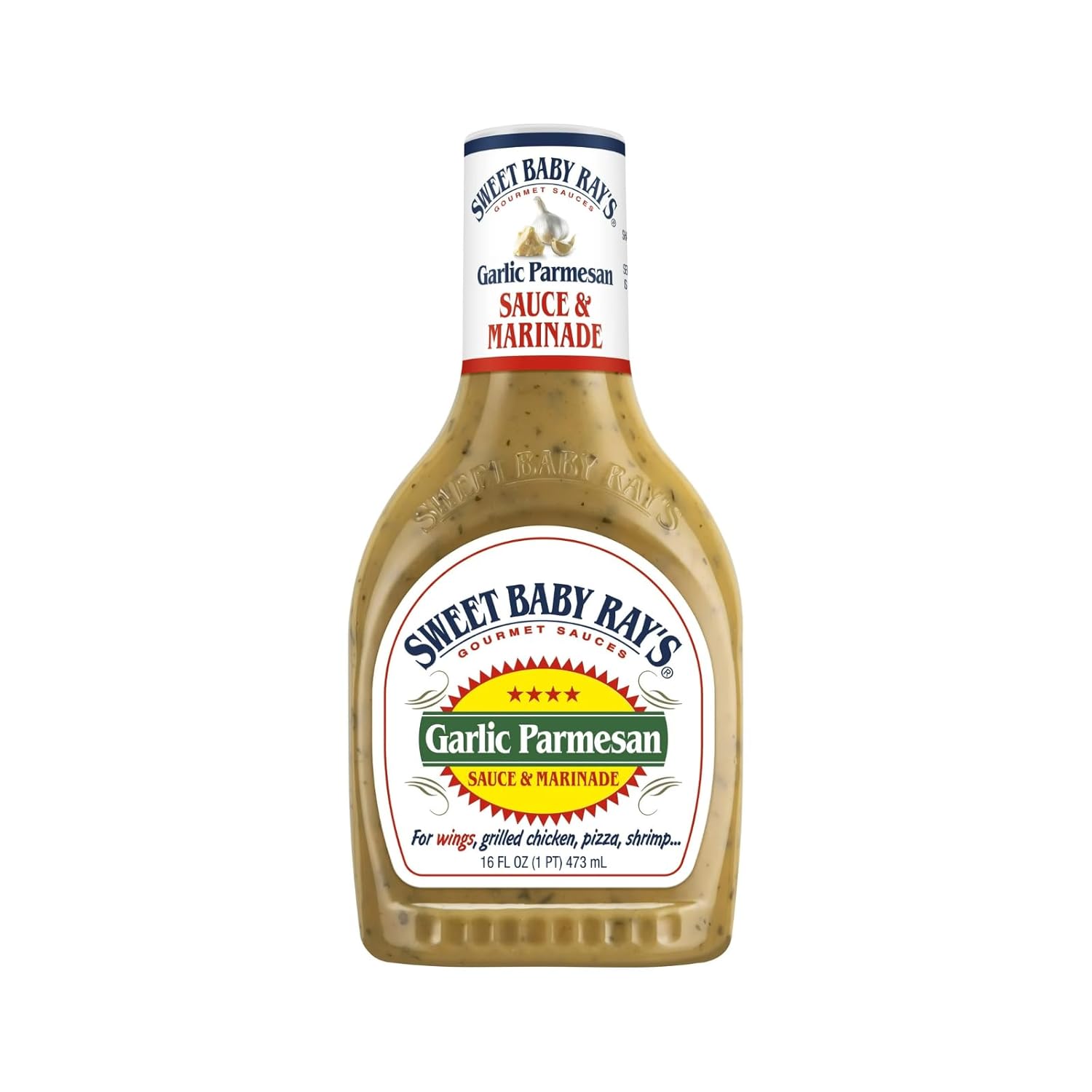 salsa queso y parmesano Sweet Baby Rays, Salsa De Ajo Y Parmesano / 473Ml - Imagen 1